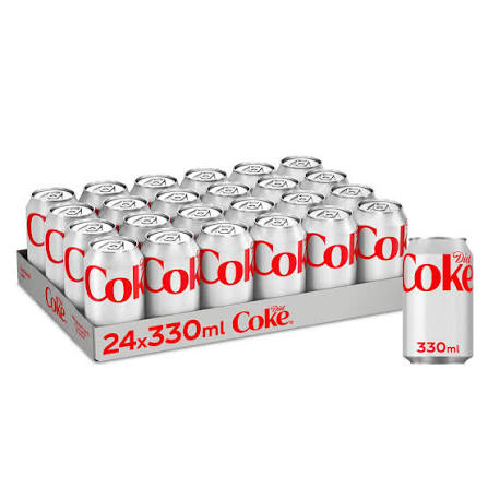 Coke diet cans 24x330ml